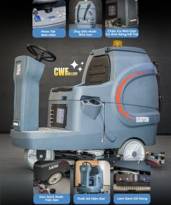 DJ870M – Máy chà sàn ngồi lái công nghiệp hiệu suất cao