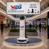 BellaBot — Robot phục vụ kiểu mèo cho nhà hàng hiện đại