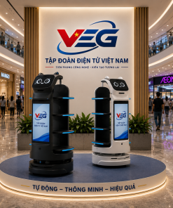 PUDU BellaBot Pro – Robot Phục Vụ AI Thông Minh Cho Nhà Hàng, Khách Sạn Và Doanh Nghiệp