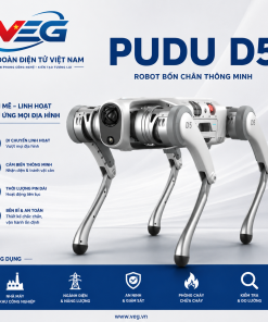 PUDU D5 Robot Bốn Chân Thông Minh | Robot AI Công Nghiệp Thế Hệ Mới